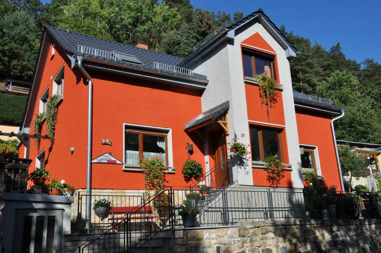 Ferienwohnung Richter Bad Schandau Bagian luar foto